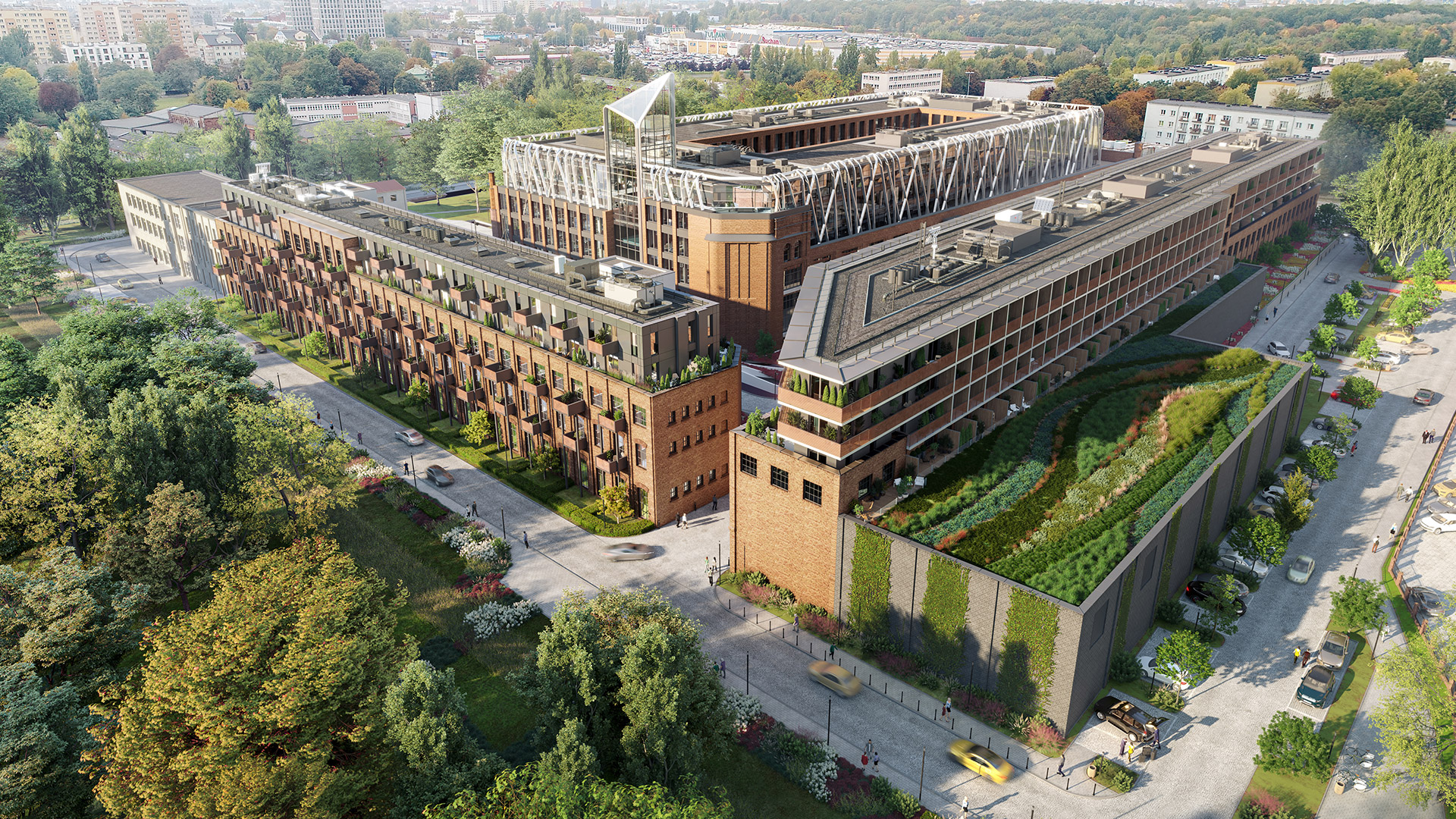 Budynki Mixed-use. Wi-Ma Łódź. Przy współpracy z Cavatina Holding S.A.
źródło: https://cavatinagroup.com/